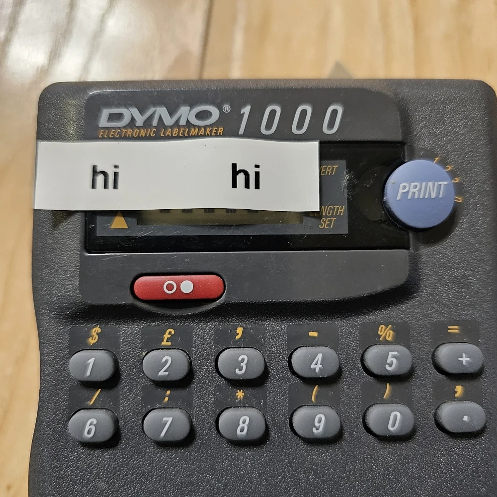 Canon P1-DH V Palm Printer Adding Machine Tax & Business 12 Digit Calculator